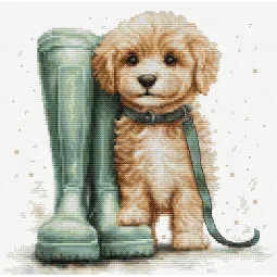 Cross Stitch Kit For a Walk 21x20cm SB1426