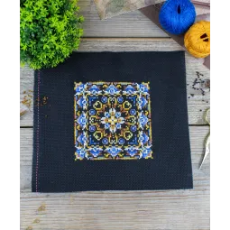 Cross stitch kit "Persian Motifs. Pattern 4" 11x11 cm SNV-974