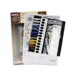 Kreuzstich-Set "Persische Motive. Muster 1" 11x11 cm SNV-967