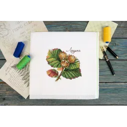 Набор для вышивания крестиком "Дары природы. Лещина" 13x13 см SNV-912