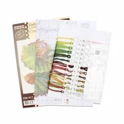 Kreuzstich-Set "Geschenke der Natur. Haselnuss" 13x13 cm SNV-912