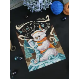 Cross stitch kit "Ice Tower" 20x15 cm SNV-892