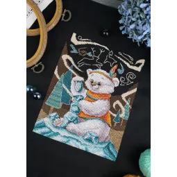 Cross stitch kit "Ice Tower" 20x15 cm SNV-892