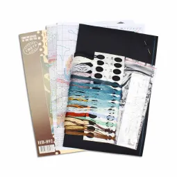 Набор для вышивания крестиком «Ледяная башня» 20x15 см SNV-892