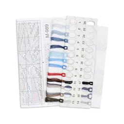 Kreuzstich-Set "Über dem gefrorenen See" 11x11 cm SM-989