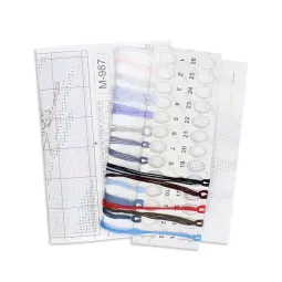 Kreuzstich-Set "Am Berghang" 11x11 cm SM-987