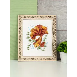 Kryželiu siuvinėjimo rinkinys "Magija žuvis" 17x15 cm SM-785