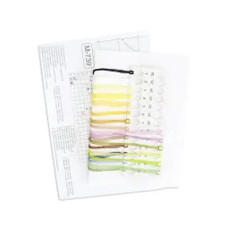 Kreuzstich-Set "Gefiederte Freundin" 15x14 cm SM-739