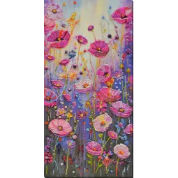 Kit de broderie de perles Main Moment printanier (Scènes Déco) 22x45 cm AAB-913