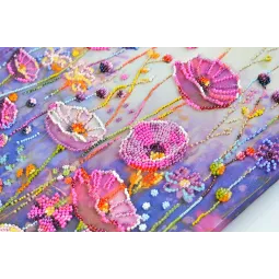 Kit de broderie de perles Main Moment printanier (Scènes Déco) 22x45 cm AAB-913