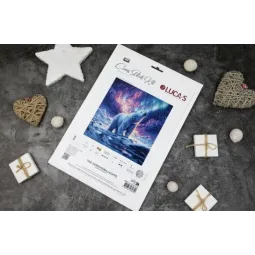 Набор для вышивания крестиком "Северное сияние" 25x15cm SB712