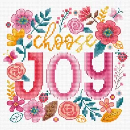 Набор для вышивания крестом Choose Joy 15x14cm SLETIL9913