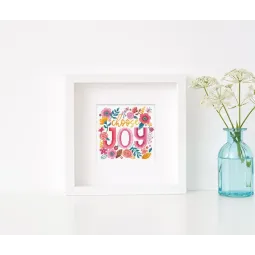 Kreuzstich-Set Wähle Freude 15x14cm SLETIL9913