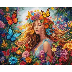 Kreuzstich-Set Jahreszeiten: Sommer 37x30cm SLETIL8223