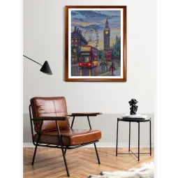 Набор для вышивания крестиком - коллекция Aine «Дождливый Лондон» 30x40 см SRA1014