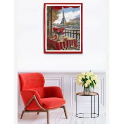 Cross stitch kit - Aine collection "Sunny Paris" 30x40 cm SRA1013