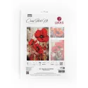 Kit de point de croix "La Vibration des Coquelicots" 22x32cm SB7044