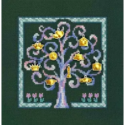 Kryželiu siuvinėjimo rinkinys "Mini Sampler. Pageidavimų medis" SNV-948