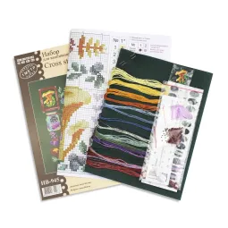 Kryželiu siuvinėjimo rinkinys "Mini Sampler. Chanterelle House" SNV-945