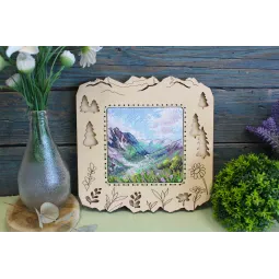 Cross stitch kit "Mountain gorge" SM-995