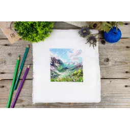 Набор для вышивания крестом "Горное ущелье" SM-995