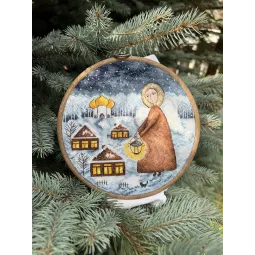 Kryželiu siuvinėjimo rinkinys Kalėdų angelas SANA-08