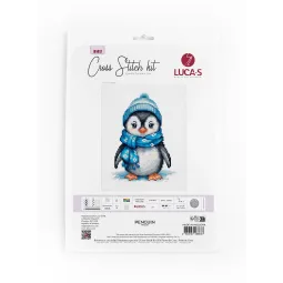 Kreuzstich-Set "Pinguin" 11x13cm SB1417