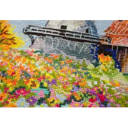 Наборы для вышивания крестиком Мелодия осеннего ветра (Deco Scenes) 23x21 см AAH-253