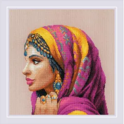 Kit de point de croix "Femmes étonnantes. Moyen-Orient" 30x30 cm SR2248