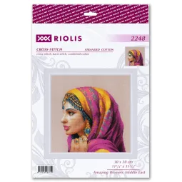 Cross stitch kit "Amazing Women. Middle East" 30x30 cm SR2248