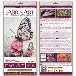 Hauptperlenstick-Kit Petal Dream (Deco Scenes) 25x33 cm AAB-927