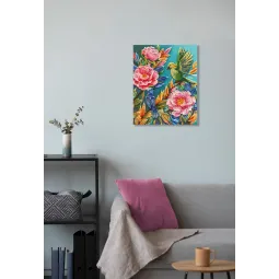 Haupt-Perlstickerei-Set Frühlingsrummel (Deco Scenes) 24x30 cm AAB-924