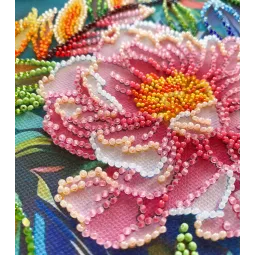 Kit de broderie de perles principal Commotion printanière (Scènes déco) 24x30 cm AAB-924