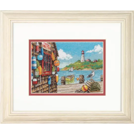 Kreuzstich-Set Petite Gold Collection Dockside D70-65230