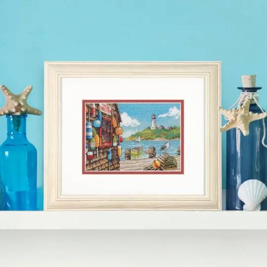 Kreuzstich-Set Petite Gold Collection Dockside D70-65230