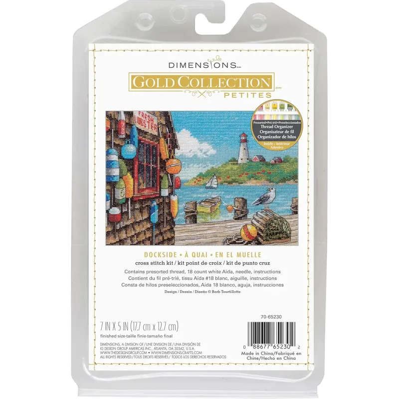 Kreuzstich-Set Petite Gold Collection Dockside D70-65230