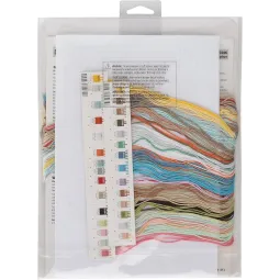 Kit de point de croix Cabanes de plage D70-35446