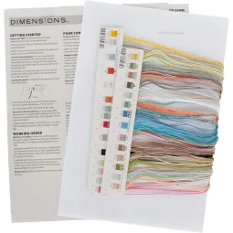 Cross stitch kit Beach Huts D70-35446