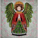 Mittelgroßer Stickpackung mit Perlen – Hüter des Weihnachtswunders (Deco Scenes) 20x20 cm AAMB-114