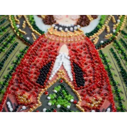 Mittelgroßer Stickpackung mit Perlen – Hüter des Weihnachtswunders (Deco Scenes) 20x20 cm AAMB-114