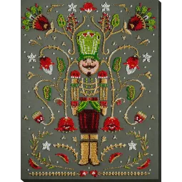 Main Bead Embroidery Kit Hero of the Christmas Night (Deco Scenes) 19.5x26 cm AAB-926