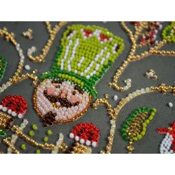 Main Bead Embroidery Kit Hero of the Christmas Night (Deco Scenes) 19.5x26 cm AAB-926