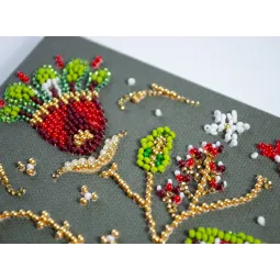 Kit de broderie de perles principal Héros de la nuit de Noël (Scènes Deco) 19,5x26 cm AAB-926