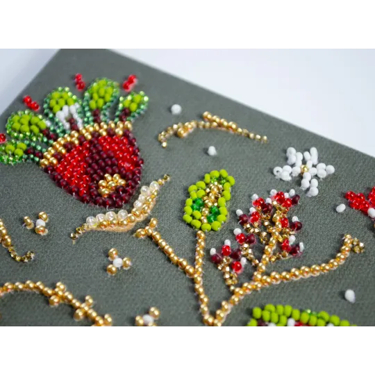 Основной набор для вышивки бисером Герой Рождественской ночи (Деко сцены) 19,5x26 см AAB-926