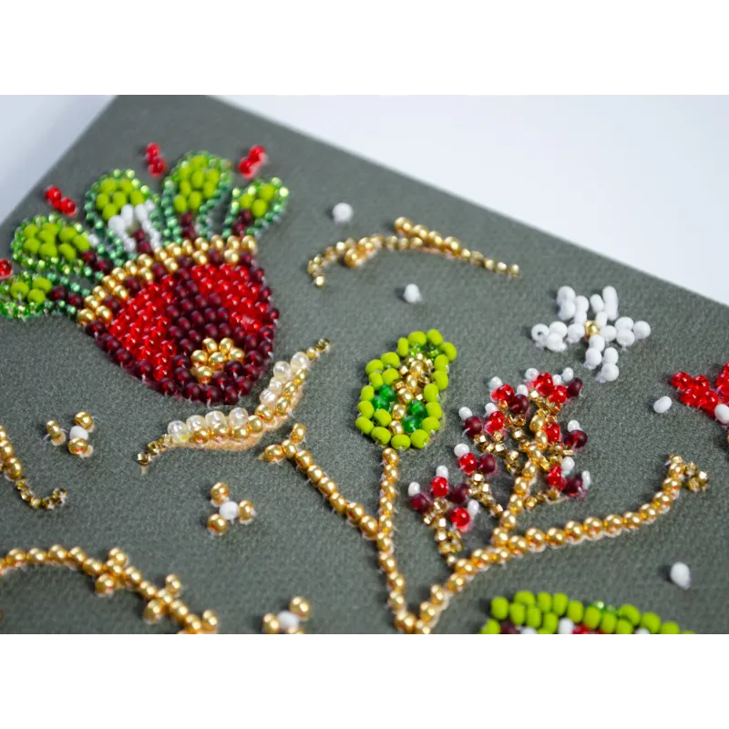 Основной набор для вышивки бисером Герой Рождественской ночи (Деко сцены) 19,5x26 см AAB-926