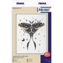 Kit de point de croix PANNA "Black Gold. Moth" PJ-7495