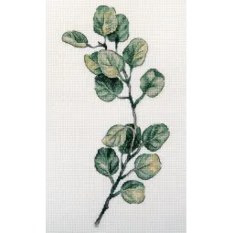 Набор для вышивания крестом PANNA "Ветка эвкалипта" PC-7296