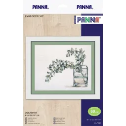 Kryželiu siuvinėjimo rinkinys PANNA "Eukaliptas" PC-7281