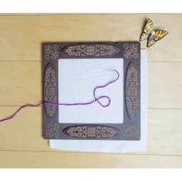 Cerceau à broder avec aimants 21x21 cm, 3 mm PM-006