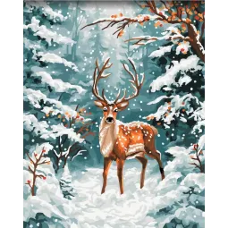 Набор для рисования по номерам "Олень" 40x50 см W063 0125